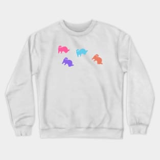 Colored Ferrets Crewneck Sweatshirt